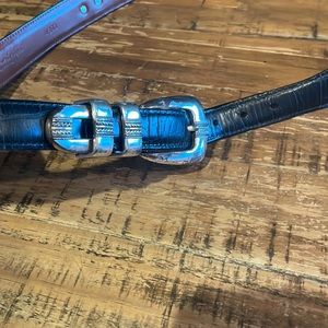 Size 40 Italian Calfskin Black Belt